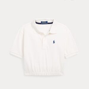 Ralph Lauren Stretch Mesh Boxy Polo Shirt